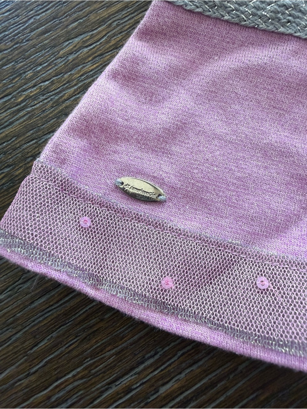 American Girl Truly Me Lilac Knit Meet Dress Only 18" Doll Clothes - Picture 3 of 6